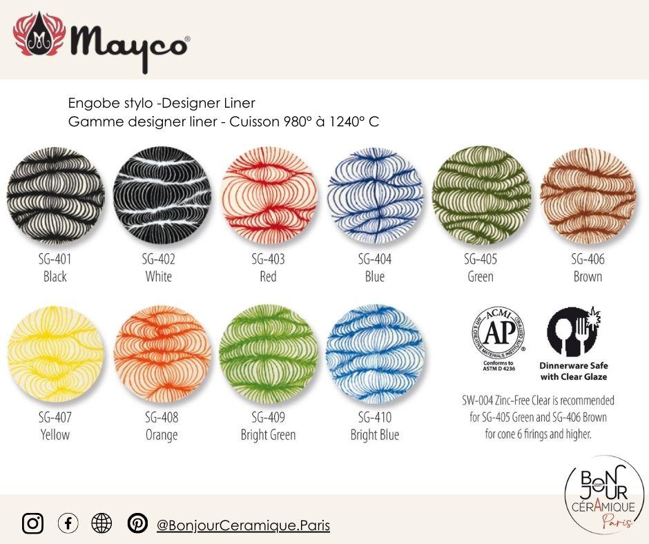 Engobe stylo Designer Liner de Mayco