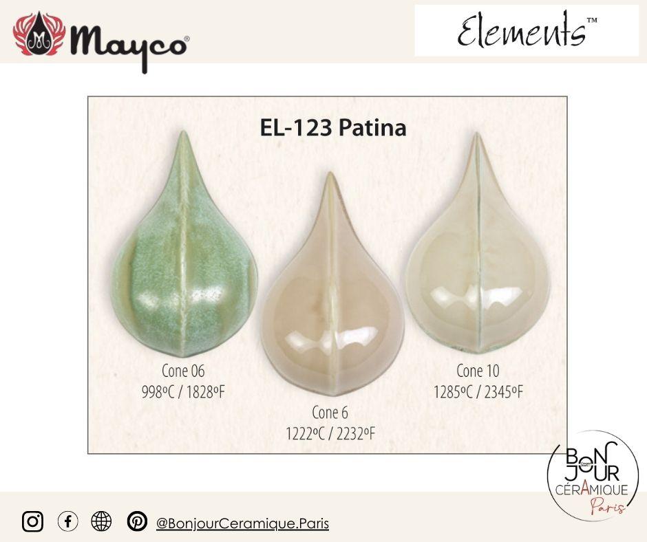 nuancier email faience mayco gamme elements