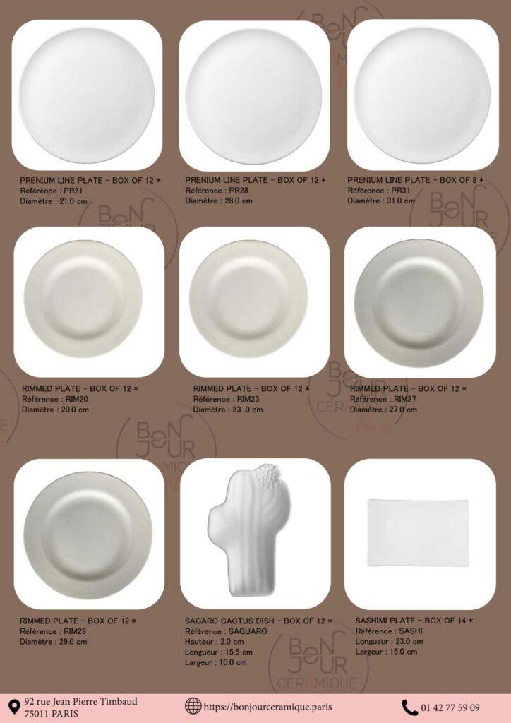 bonjour ceramique paris : biscuits faience blanche assiettes rondes, carrées, creuse, à dessert ou à tapas… Nos biscuits d'assiettes céramique se prêtent à toutes vos envies culinaires ou décoratives. À peindre, émailler, sublimer.