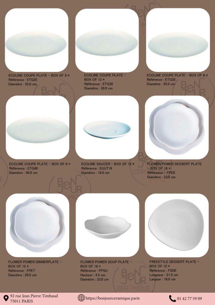 bonjour ceramique paris : biscuits faience blanche assiettes rondes, carrées, creuse, à dessert ou à tapas… Nos biscuits d'assiettes céramique se prêtent à toutes vos envies culinaires ou décoratives. À peindre, émailler, sublimer.