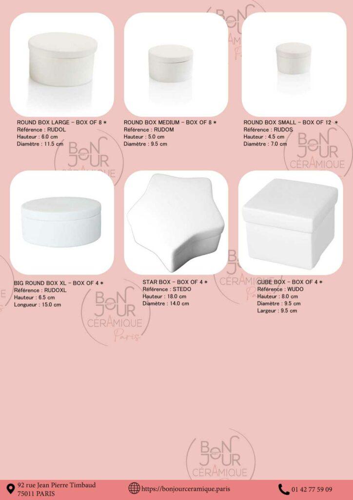 pots ceramique a decorer jars biscuit faience blanche bocaux et boites en ceramique personnalisables