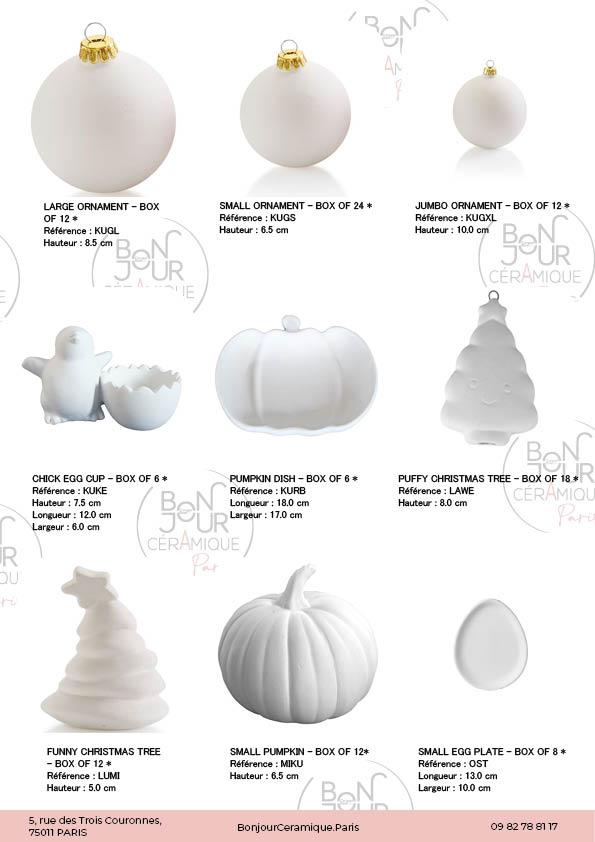 Biscuit spécial Fêtes et évènement en faïence blanche. À personnaliser sans limite Donnez vie à vos créations avec notre sélection de biscuits céramique en forme de bols, fabriqués en faïence blanche par estampage ou coulage. Idéals pour les ateliers, cafés céramiques et créateurs indépendants, ces bols bruts sont prêts à être émaillés, peints, décorés et cuits selon votre inspiration. Disponibles en plusieurs formes et contenances, nos bols biscuités s’adaptent à tous les usages : bols à thé, à soupe, à céréales, ou pièces décoratives. Que vous cherchiez une base pour un projet personnel ou une activité d’atelier, trouvez votre bonheur parmi nos références.