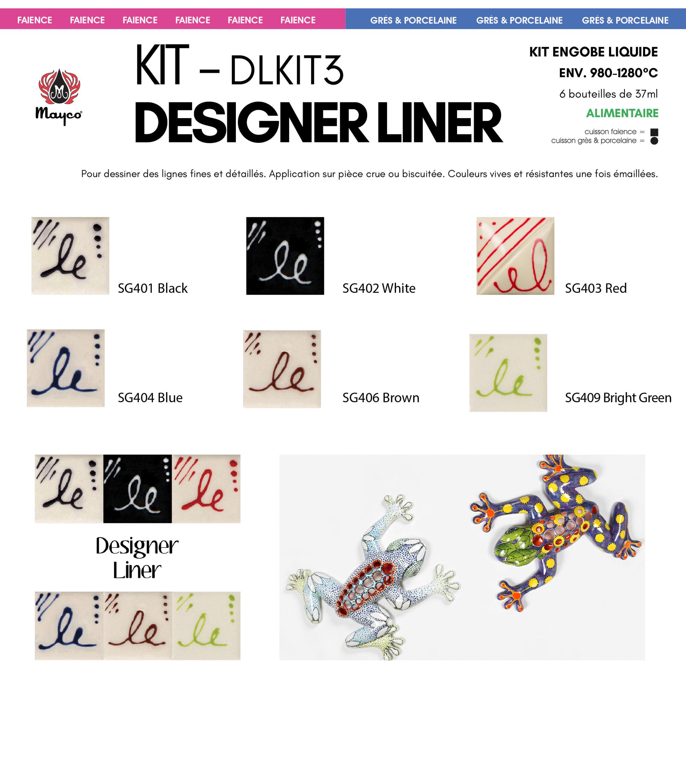 Designer Liner de MAYCO - Stylo Engobe Liquide